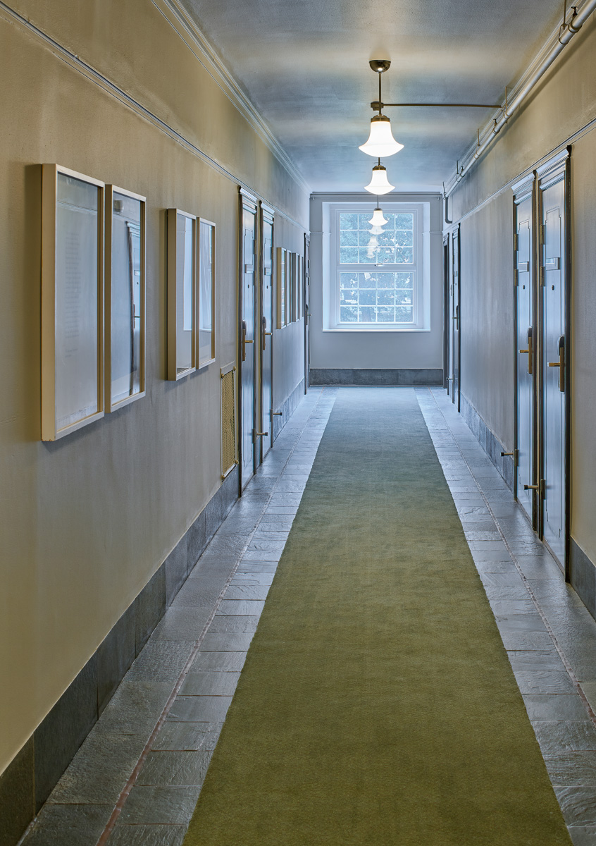 Matta Valora i korridor på Grand Hotel Terminus i Bergen. Claesson Koivisto Rune Architects.