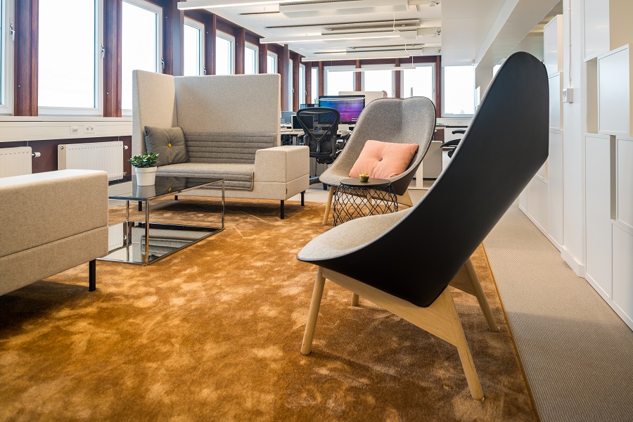 Matta Frame Superior 1064 på Trustlys kontor, projekt av före detta PS Arkitektur.