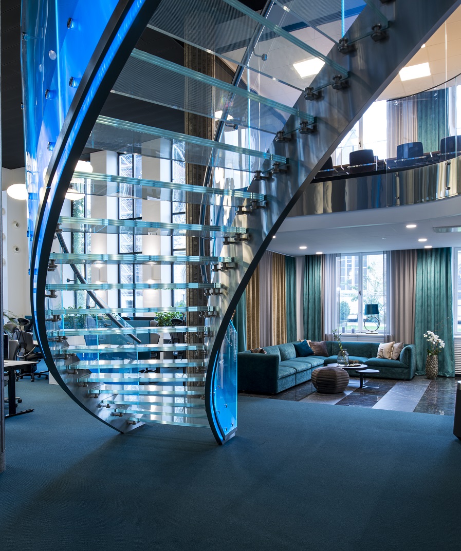 Heltäckande matta Format Exclusive 1030 på Sitevisions kontor, projekt av Kajenn Design & Inredning.