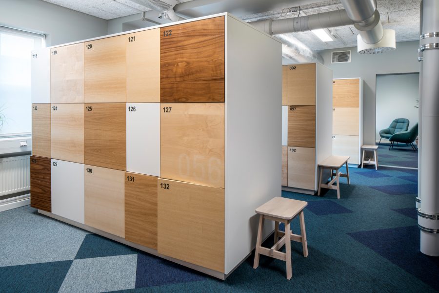 Textil platta Tivoli på IVL Svenska Miljöinstitutet, projekt av Spectrum Arkitekter.