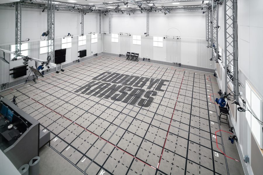 Heltäckande printad matta i Goodbye Kansas studio, projekt av Tengbom och Senab.