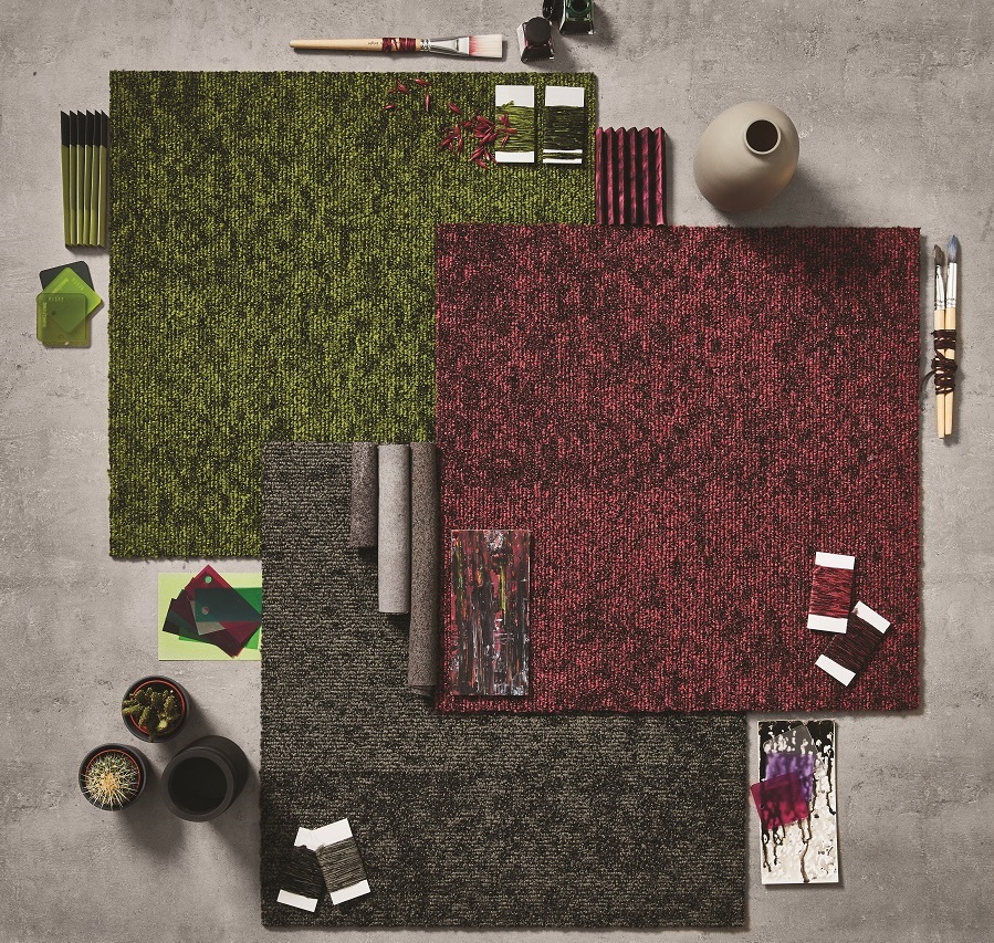 Textil platta Rainfall mood board.